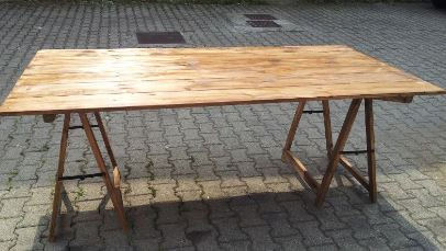 Noleggio Tavoli Country chic legno a Milano